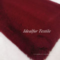 Soft Wine Red Rabbit Fake Fur Animal Faux Fur